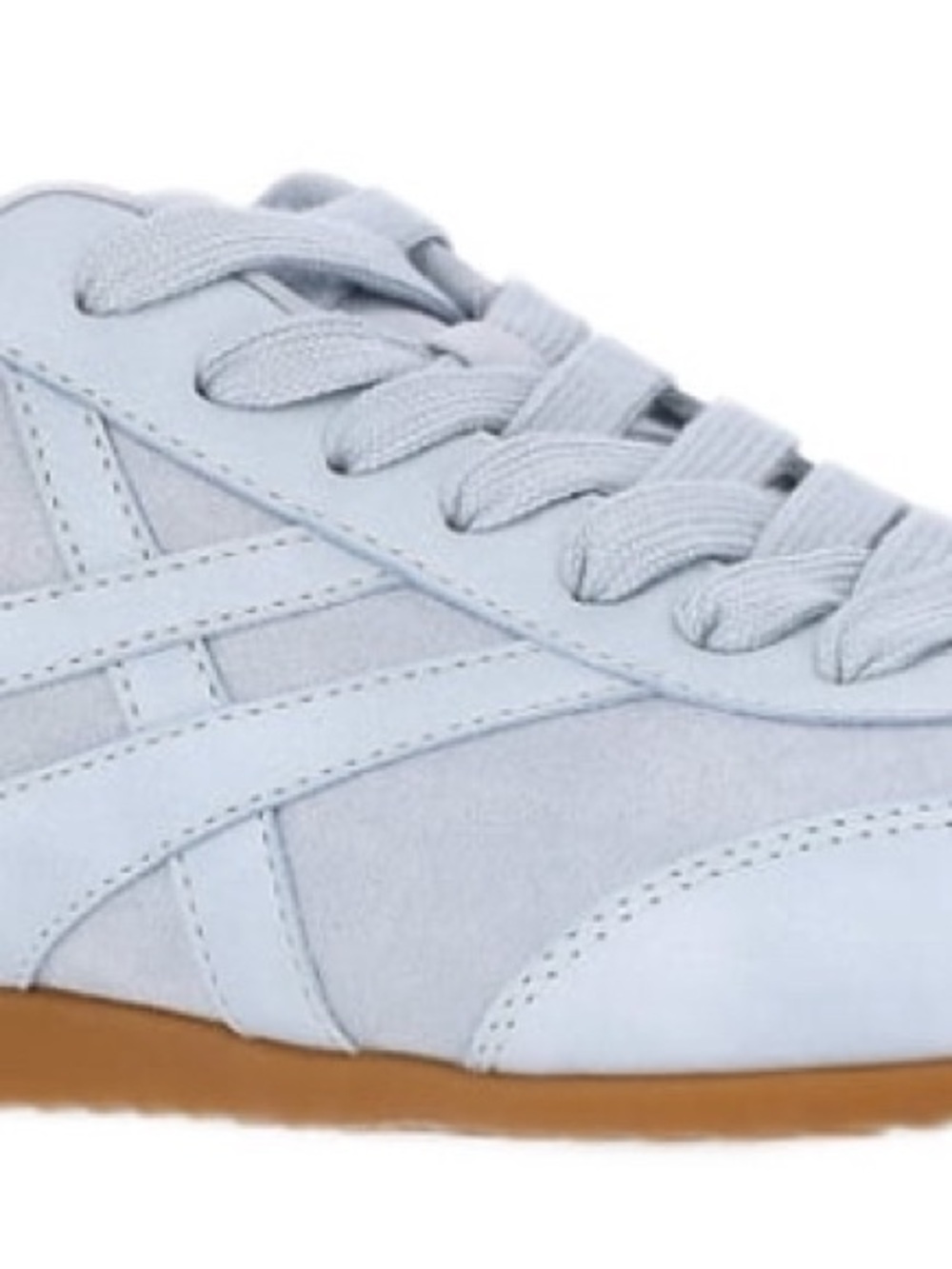 Time and Tru Women's Faux Suede Low-Top Sneakers - Light Blue - Size 11 - NWT